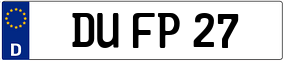 Truck License Plate